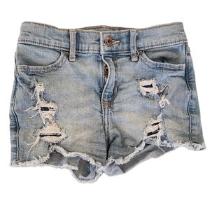 Abercrombie Kids Light Washed Distressed Shorts  Girl's Size 9/10